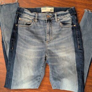 GARAGE Jeans Women 7 Blue Taille Haute High Rise Skinny Denim Juniors Buckle